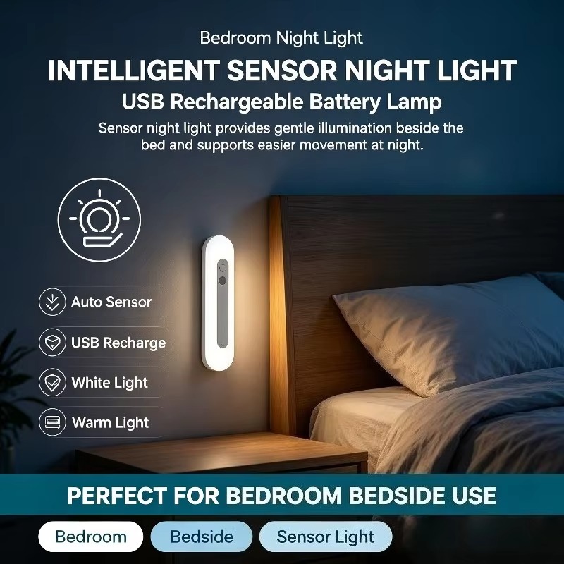 โคมไฟกลางคืนเซ็นเซอร์อัจฉริยะ  - Baby Nursery Wall Lights บทวิจารณ์และราคา