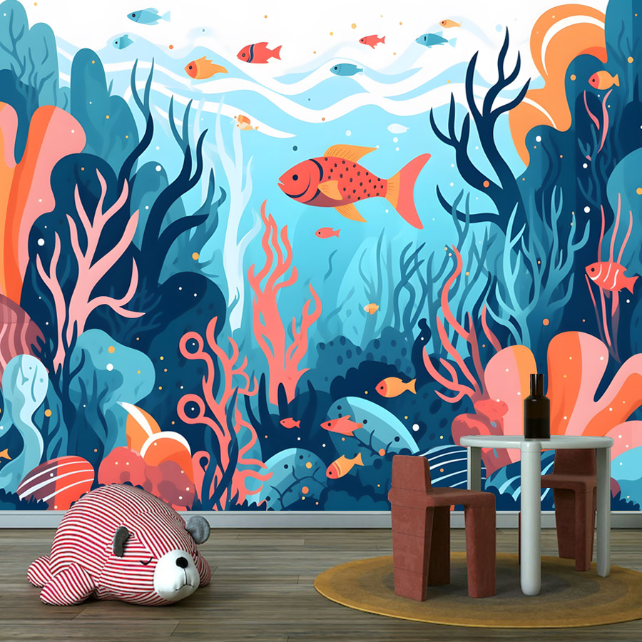 วอลเปเปอร์ลายการ์ตูน 6+ แบบ สำ - Baby Nursery Peel And Stick Wallpaper บทวิจารณ์และราคา