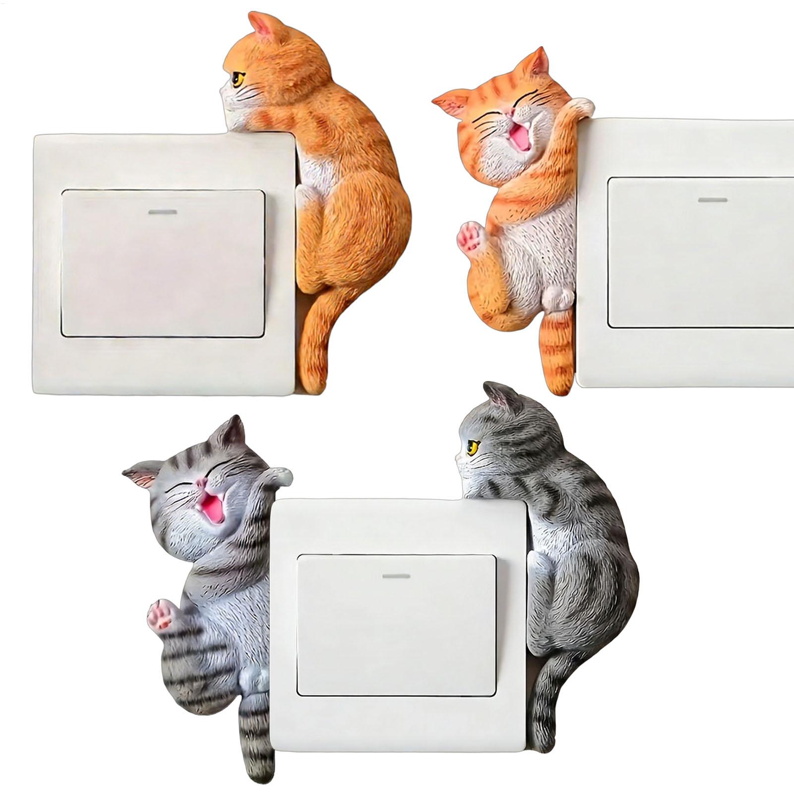 สติกเกอร์ติดไฟรูปแมว 2 ชิ้น แบ - Baby Nursery Wall Lights บทวิจารณ์และราคา