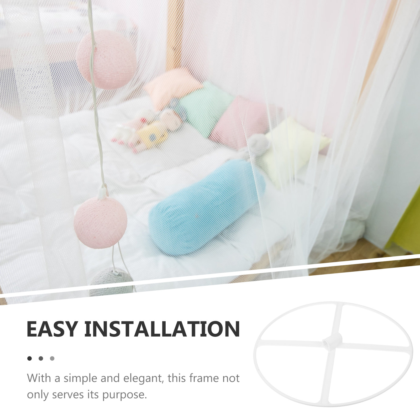 โครงตาข่ายกันแมลงสำหรับเตียงเด - Baby Nursery Frames บทวิจารณ์และราคา