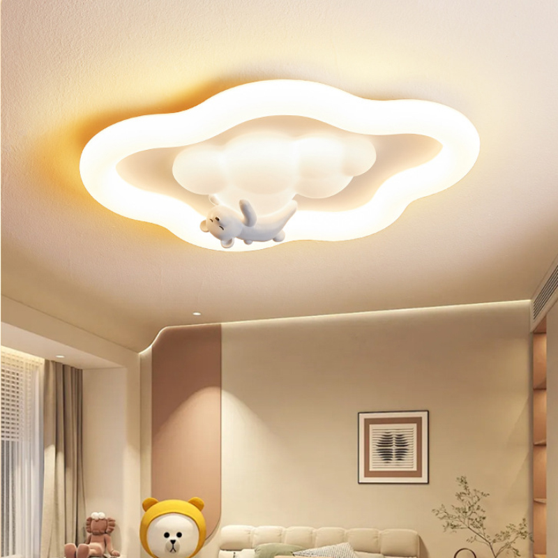 โคมไฟเพดานครีมมี่คลาวด์สไตล์ฝร - Baby Nursery Light Fixture บทวิจารณ์และราคา